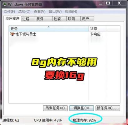 dnf内存条需要多大？-dnf多少内存