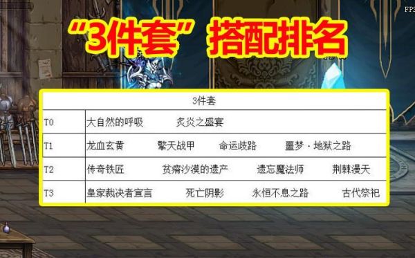 dnf史诗学概论指定套装怎么选？-dnf套装大全