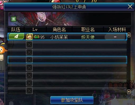 dnf攻坚队有红名字的是怎么回事？-dnf组队大红