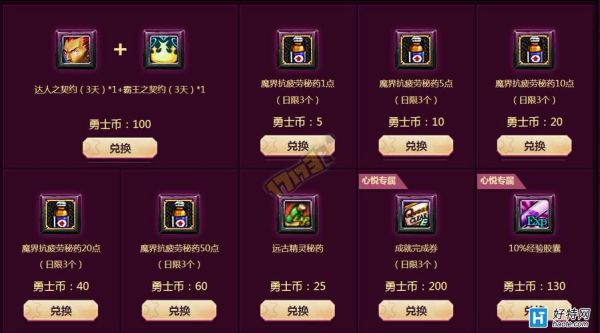 勇士币换什么划算？-dnf勇士币兑换