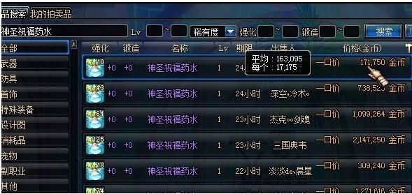 地下城什么药可以让自己复活？-dnf复活药水