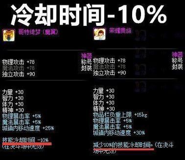 DNF有哪些减CD装备和药剂？-dnf史诗药