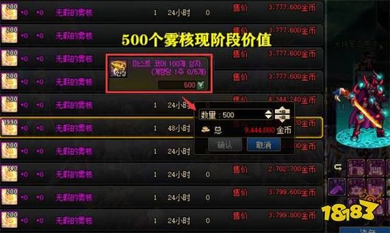 dnf黄金矿洞搬砖掉的金腚多少钱？-dnf黄金矿洞