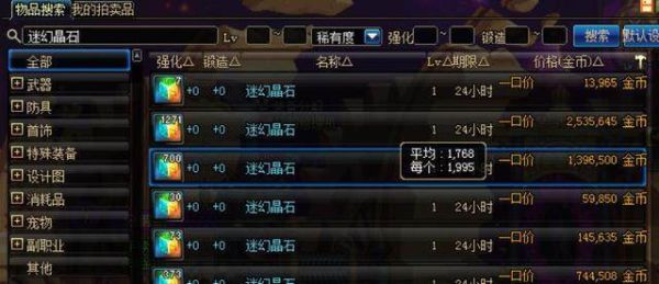 DNF赚钱方法，一个月最少一个亿？-dnf迷幻晶石