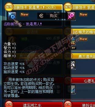 dnf装备栏角色头上呢个小方框是干什么用的？-dnf名称装饰卡