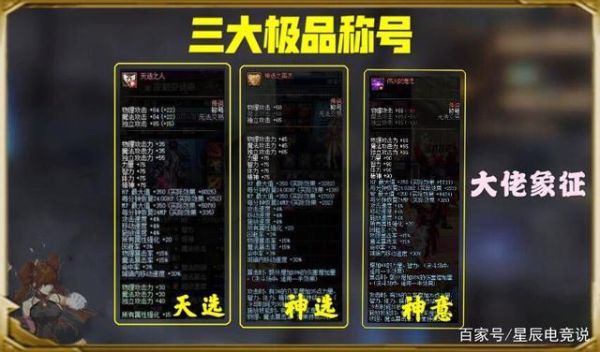 2021年dnf平民搬砖怎么选称号？-dnf天选之人称号