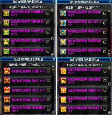 dnf各部位徽章选择？-dnf上衣徽章