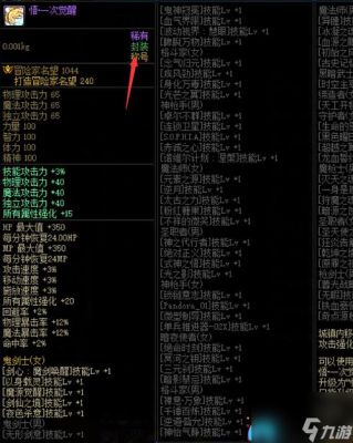 dnf力量的宝珠有哪些？-dnf65力量