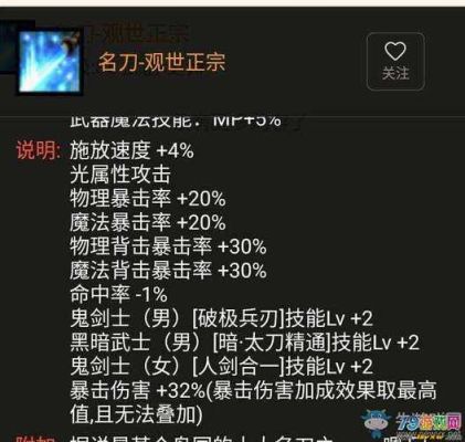 剑宗20级buff怎么堆？-dnf剑宗图