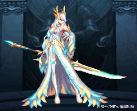 dnf什么武器装扮适合女鬼剑龙袍？-dnf女鬼剑模型