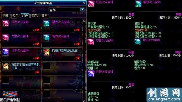 dnf加魔暴的宝珠有哪些？-dnf虚空之弗曼