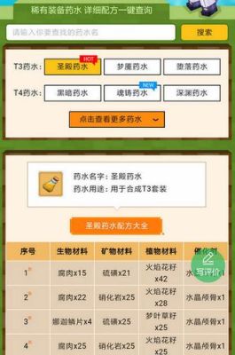 4399奶块神圣药水配方？-dnf神圣祝福药水