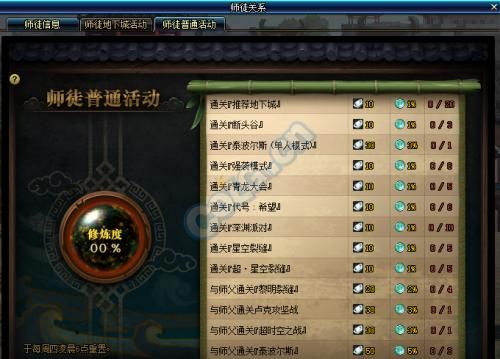 dnf师徒活动怎么做？-dnf师徒系统