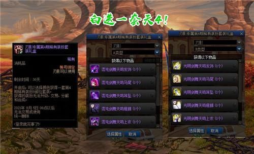 战令装扮礼盒选哪个？-dnf套装礼盒