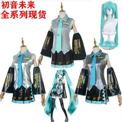 初音未来公式服头饰怎么戴？-dnf初音套