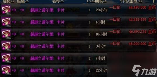 DNF怎么合粉卡详细点？-dnf粉卡大全