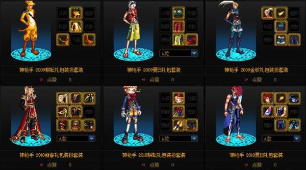 求DNF神枪手高级时装搭配（附图）？-dnf装备星星