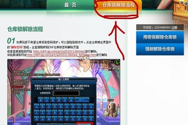 如何取消DNF的仓库强制解锁啊？-dnf仓库密码怎么解除