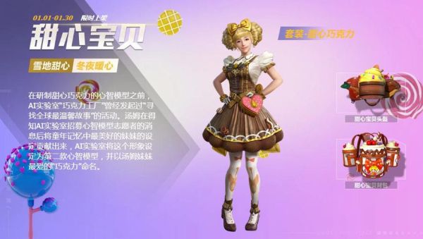 和平精英新皮肤哪个最性感？-dnf巧克力装扮外观