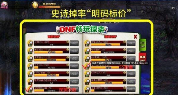 地下城深渊刷哪里？-dnf出货率