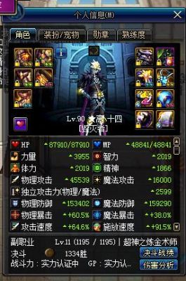 dnf大枪多少面板算高？-dnf高面板