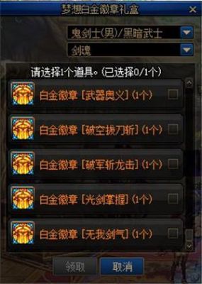 dnf白金徽章获取方法？-dnf白金徽章镶嵌哪里