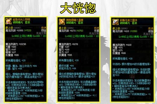 大恍惚是哪套？-dnf恍惚套是什么