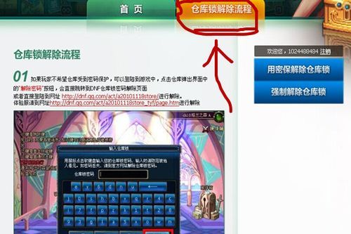 dnf仓库锁怎么没了？-dnf仓库锁系统