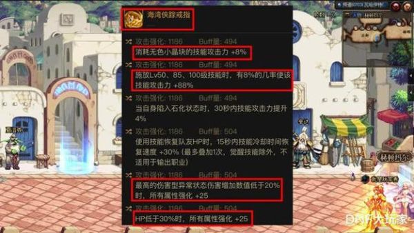蓝灵戒指什么属性最强？-dnf寻宝