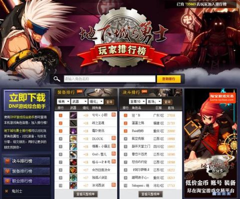 地下城目前玩家人数？-dnf职业人数