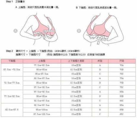 胸罩分A.B.C.D罩杯怎么分的要看哪里才能分别？-dnf95c