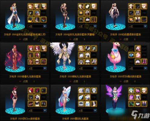 DNF女枪时装搭配，只要名字就好了？-dnf好看的时装搭配