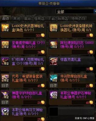 dnf圣者遗物箱开几个必出限定？-dnf限定大