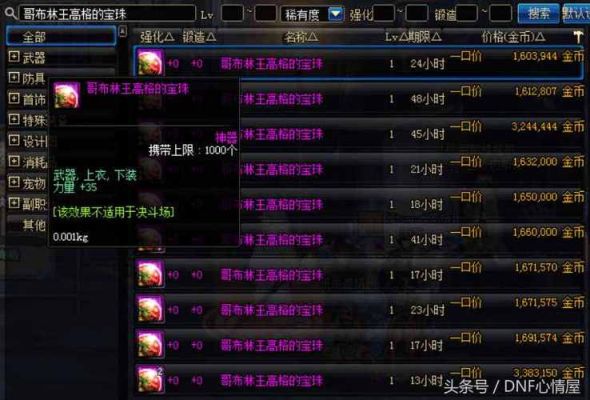 DNF加30力量的宝珠叫什么？-dnf熔弹萨缪尔