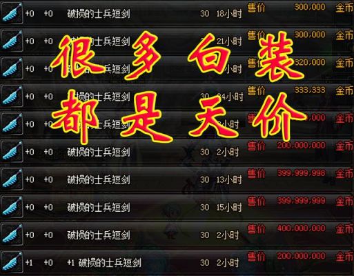 dnf100级白装可以继承？-dnf白装哪里买