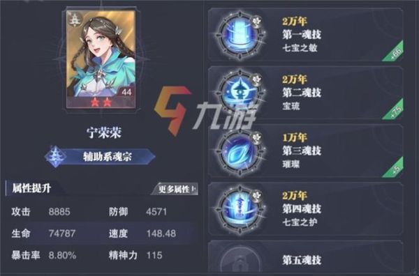 宁荣荣最后的魂环配置？-dnf神女毕业套
