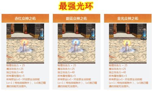 天帝光环选哪个？-dnf众神光环
