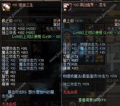 dnf黑白境界混沌和英雄王的象征怎么选？-dnf黑白套装属性