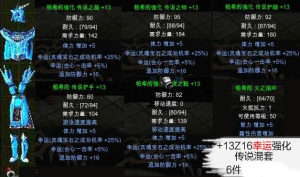 奇迹mu法师顶级装备属性？-dnf血法传说套