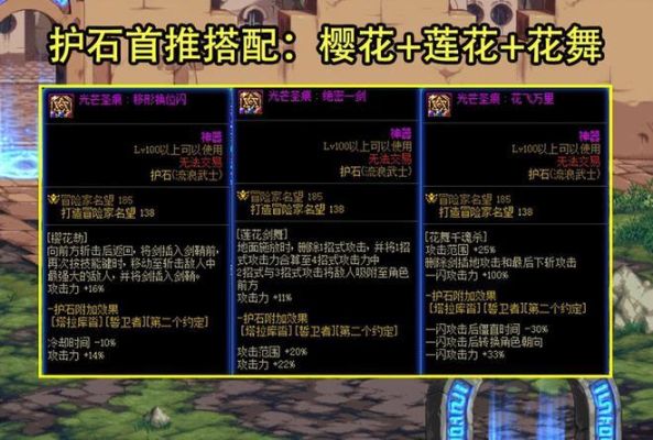 dnf剑豪护石颜色？-dnf樱花劫