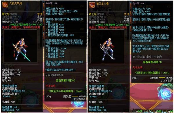 dnf100级ss武器排名？-dnf英雄榜
