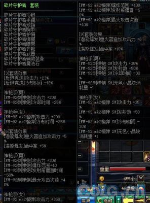 dnf女大枪用什么异界套？-dnf异界套要多少碎片