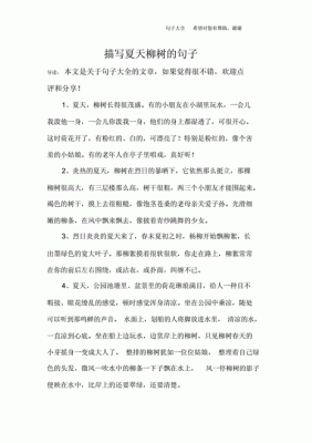描写夜晚灯光下柳树的说说？-dnf暗帝卡罩子