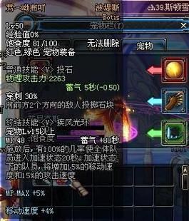 DNF剑魂要哪个宠物最好？-dnf宠物波提斯图片